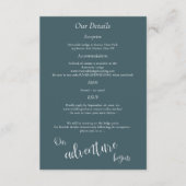 Unser Abenteuer beginnt See in den Bergen Details Begleitkarte (Vorderseite)