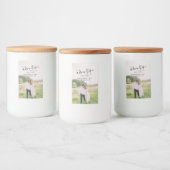 Unser Abenteuer beginnt Skript-Foto Save the Date Lebensmitteletikett (Flaschen)