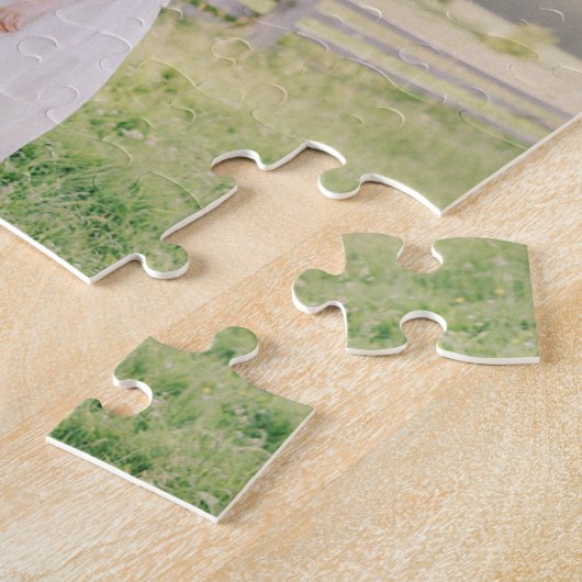 Unser Abenteuer beginnt Skript-Foto Save the Date Puzzle (Seite)