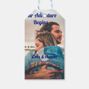 Unser Abenteuer beginnt, um ein paar Foto Liebe &  Geschenkanhänger