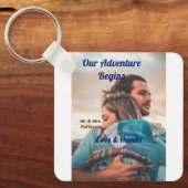 Unser Abenteuer beginnt, um ein paar Foto Liebe &  Schlüsselanhänger (Vorderseite)
