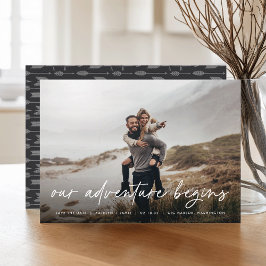 Unser Abenteuer beginnt | Vollständiges Foto Save The Date