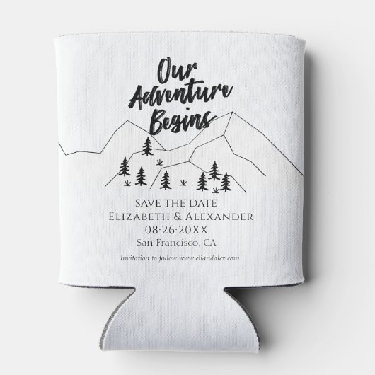 Unser Abenteuer beginnt Waldhochzeit retten den Te Dosenkühler (Rückseite)