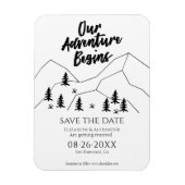 Unser Abenteuer beginnt Waldhochzeit retten den Te Magnet (Vertikal)