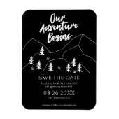 Unser Abenteuer beginnt Waldhochzeit retten den Te Magnet (Vertikal)