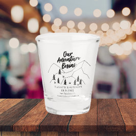 Unser Abenteuer beginnt Waldhochzeit retten den Te Schnapsglas