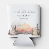 Unser Abenteuer fängt Gastgeschenke Hochzeiten an, Dosenkühler (Rückseite)