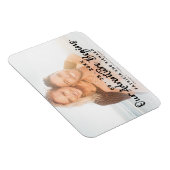 Unser Abenteuer fängt Save the Date Foto an Magnet (Rechte Seite)