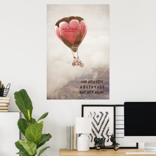 Unser Abenteuer hat gerade begonnen Poster (Heimbüro)