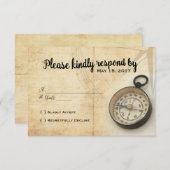 Unser Abenteuer setzt die RSVP-Karte fort RSVP Karte (Vorne/Hinten)