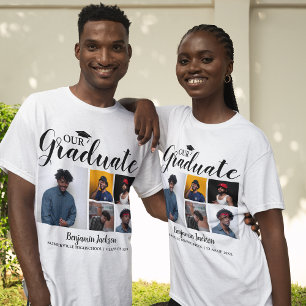 Unser Absolvent   5 Fotos Abschluss T-Shirt