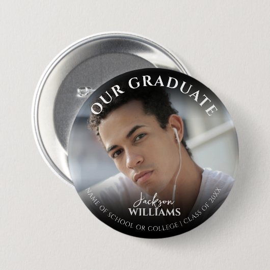 Unser Absolvent | ABSCHLUSS Button (Vorne & Hinten)