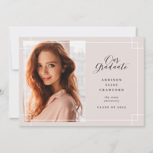 Unser Absolvent | FOTO ABSCHLUSS Ankündigung (Vorderseite)