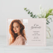 Unser Absolvent | FOTO ABSCHLUSS Ankündigung (Stehend Vorderseite)