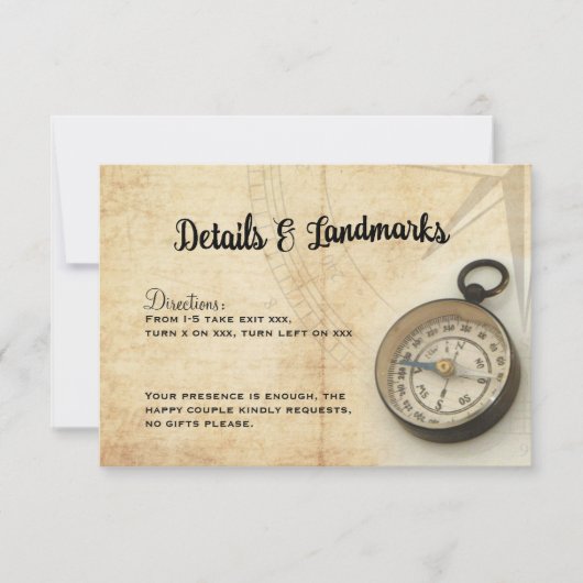 Unser Adventure setzt die Jubiläumsdetails-Karte f Einladung (Vorderseite)