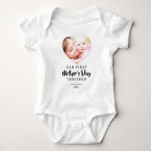 Unser Baby-Bodysuit für die erste Mutter am Foto Baby Strampler (Vorderseite)