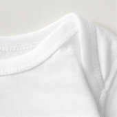 Unser Baby-Bodysuit für die erste Mutter am Foto Baby Strampler (Detail - Hals/Nacken (in Weiß))