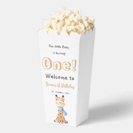 Unser Baby macht einen Niedlichen Giraffe 1. Gebur Geschenkschachtel