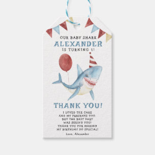 Unser Baby Shark 1. Geburtstag unter dem Meer Geschenkanhänger