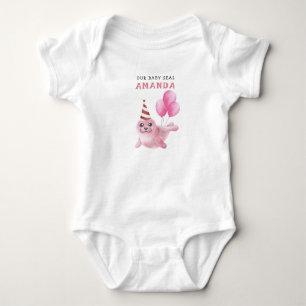 Unser Baby SIEGEL 1. Geburtstag unter dem Meer Strampler