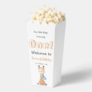 Unser Baby wird ein süßer Giraffe 1. Geburtstag Geschenkschachtel