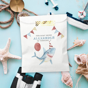 Unser Babyhai zum 1. Geburtstag unter dem Meer Geschenktütchen