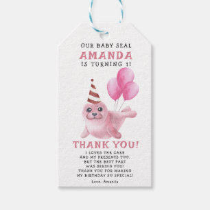 Unser Babyrobbe 1. Geburtstag unter dem Meer Geschenkanhänger