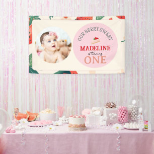 Unser Berry Sweet Birthday Banner
