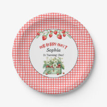 Unser Berry Sweet Strawberry Party, Red Gingham