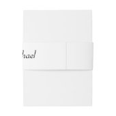 Unser besonderer Tag Einladungsbanderole (Rückseitenbeispiel)