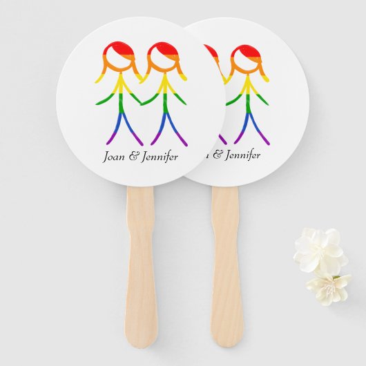 Unser besonderer Tag Fächer (Vorne und Hinten)