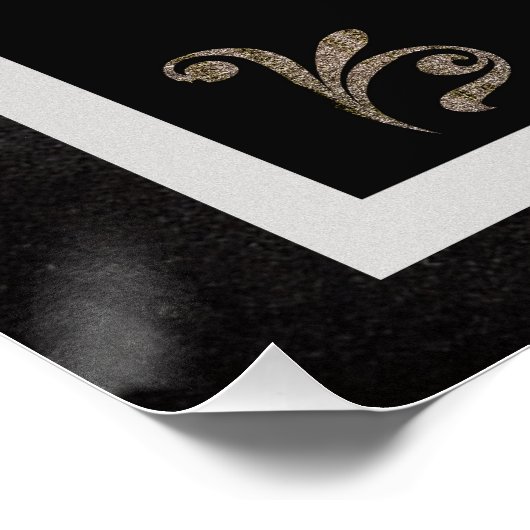 Unser Bester Glanz - Konfuzius Zitat = Kunstdruck Poster (Ecke)