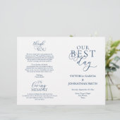 Unser bester Tag, Hochzeitsfeier - Folbares Progra (Stehend Vorderseite)