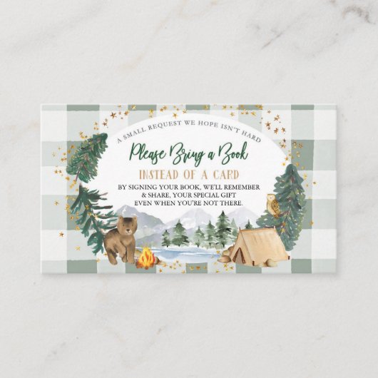 Unser Bestes Abenteuer mit einer Buchkarte Begleitkarte (Vorderseite)