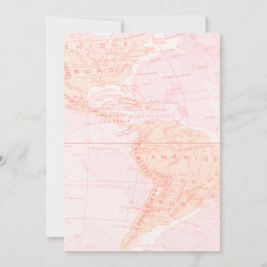 Unser Bestes Abenteuer Zinnia Bright Floral Bridal Einladung (Rückseite)