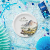 Unser Bestes Adventure Wild Nature Camping Pappteller (Party)