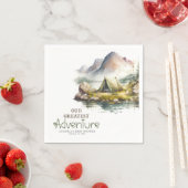 Unser Bestes Erlebnis mit der Natur Serviette (Beispiel)