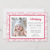 Unser bestes Geschenk für jedes Baby Ankündigung (Rückseite)