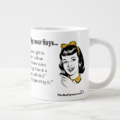 Unser Bestes Geschenk... Jumbo-Tasse (Rechts)