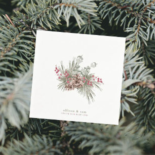 Unser bestes Leben leben Custom Pine Cone & Pine Serviette