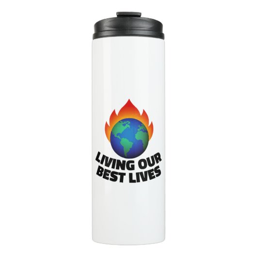 Unser bestes Leben Thermosbecher (Vorderseite)