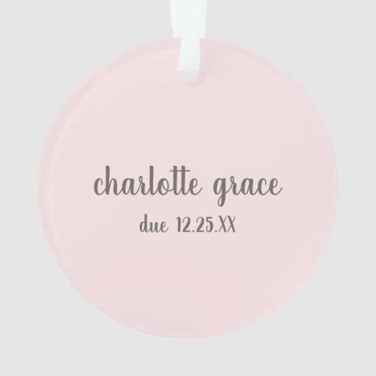 Unser bestes Weihnachtsgeschenk Niedliches Ultrasc Ornament (Rückseite)