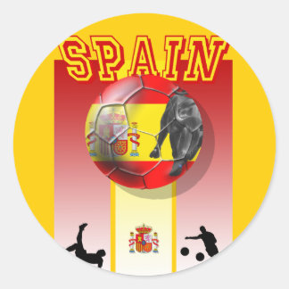 Unser bestverkauftes Spanischen Fußball-Futbol-Kun Runder Aufkleber