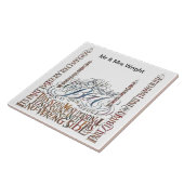 Unser Bett hat keine falschen Keramiken Untersetze Fliese (Seite)