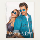 Unser "Big Day Custom Foto Wedding Planner" Planer (Vorderseite)