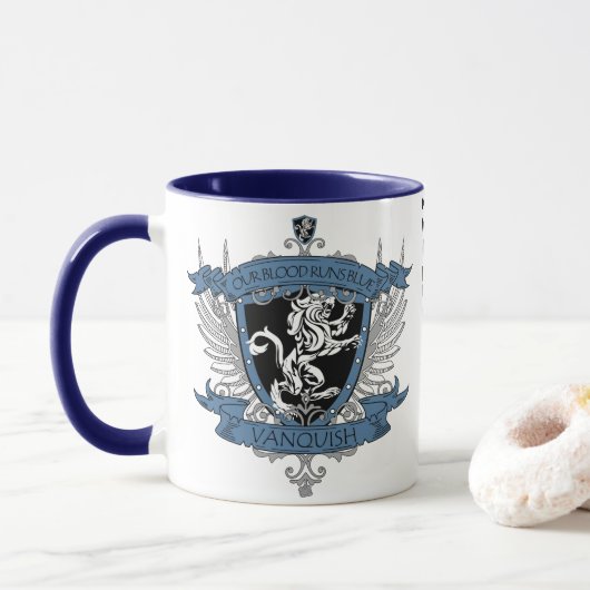 "Unser Blut..." 11oz. Coat of Arms Tasse (Mit Donut)