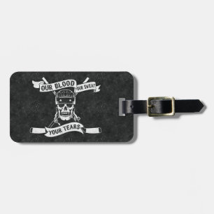 Unser Blut Unsere Sweat Your Tears Hockey Gepäckma Gepäckanhänger