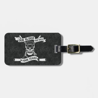 Unser Blut Unsere Sweat Your Tears Hockey Gepäckma Gepäckanhänger