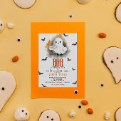 Unser Boo fast aufgrund Ghost Halloween Baby Dusch Einladung