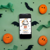 Unser Boo fast aufgrund Ghost Halloween Baby Dusch Einladung